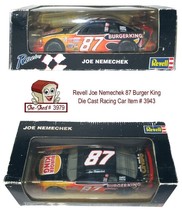 Revell Joe Nemechek 87 Die Cast Racing Car #3943 with original box - $14.95