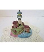 SPOONTIQUES RESIN ROCKY HARBOR LIGHTHOUSE 3.25&quot;   LotD - $9.85