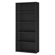 Bookshelf, 5-Tier Open Bookcase With Adjustable Storage Shelves, Floor S... - £95.11 GBP