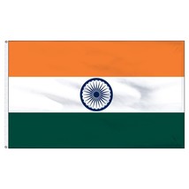 INDIA FLAG NEW BANNER 3&#39;x5&#39; - $7.69