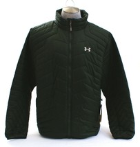 Under Armour Coldgear Storm Reactor Dark Green Magzip Puffer Jacket Men&#39;... - $199.99