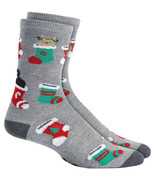 Womens Crew Socks Christmas Stockings with Cats Grey CHARTER CLUB - NWT - $2.69
