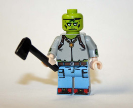 Building Block Frankenstein Halloween Horror Minifigure Custom - £4.79 GBP