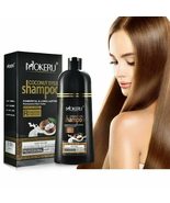 MOKERU Professional Argan COCONUT Oil Hair Dye Color Shampoo 500 ML: Ins... - £22.52 GBP