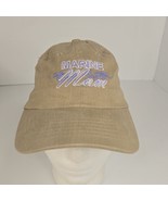 Marine Mom Tan Unstructured Adjustable USA Snapback Hat Cap - $13.99 CAD