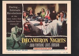 Decameron Nights Lobby Card #3-1953-Joan Fontaine - £27.15 GBP