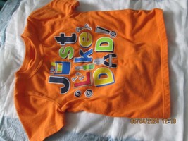 Garanimails 24 months Tee Shirt Orange Just Like Dad - £7.85 GBP