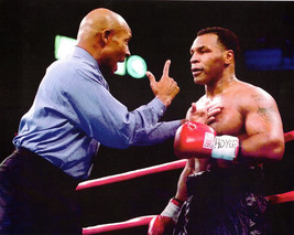 Richard Steele &amp; Mike Tyson 8X10 Photo Boxing Picture Ring Action - £3.94 GBP