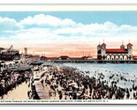 Bathers Bewtween Garden And Steel Pier Atlantic City NJ UNP WB Postcard O17 - $3.91