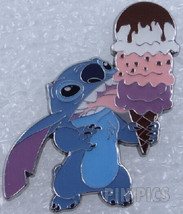 Disney Lilo &amp; Stitch Loungefly Stitch Food Treats Ice Cream Cone pin - $14.85