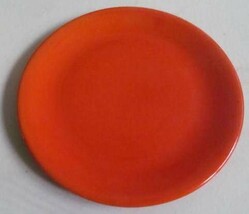 Mango Red Color Embossed Salad Side Plate Barma Stoneware Looks Like Hom... - $13.99