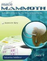 Math Mammoth Grade 2 Skills Review Workbook Answer Key by Maria Miller - Like Ne - £9.62 GBP