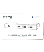 Plugable Thunderbolt 4 &amp; USB4 Hub Single 8K/Dual 4K Displays, 60W Host C... - $121.51 CAD