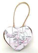 Colorado Wood Heart 3in Rocky Ford Las Animas Ordway Christmas Ornament ... - $10.88