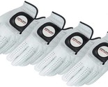 Open Box Kirkland Signature Premium Leather Golf Gloves Left Hand 4 Pack... - $21.78