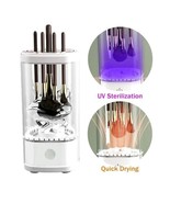 Electric Makeup Brush Cleaner Machine with Dryer &amp;UV for All Size Makeup... - $50.05 CAD