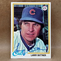 1978 Topps #346 Larry Biittner SIGNED Autograph Chicago Cubs Card - £6.34 GBP