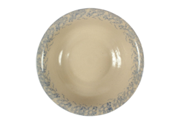 RRP Co Ohio 12 Inch Spongeware Bowl Robinson Ransbottom Pottery Light Bl... - $28.99