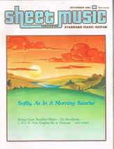 Sheet Music Magazine Standard Piano organ Guitar November 1984 - £19.80 GBP