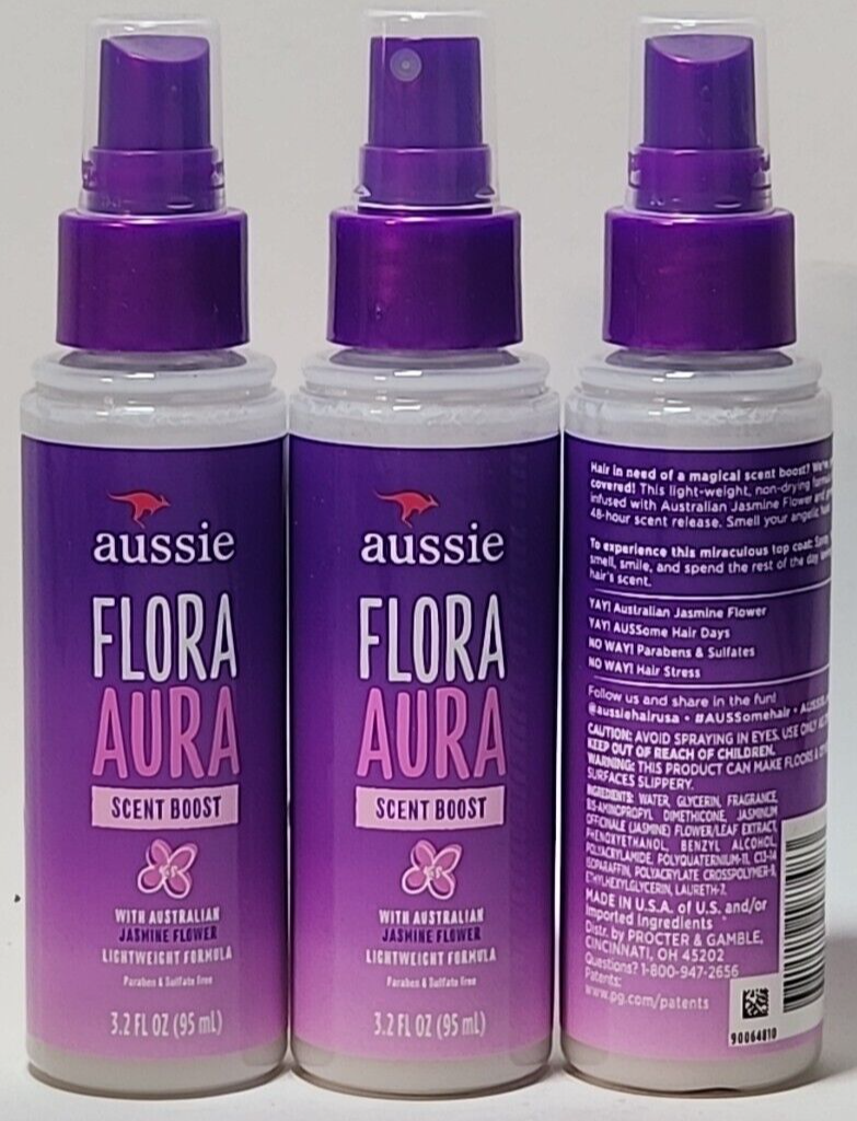 (3 Ct) Aussie FLORA AURA Hair Scent Boost with Australian Jasmine Flower 3.2 oz - £23.25 GBP