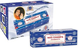 Satya Nag Champa Incense Sticks Natural Masala Fragrance Agarbatti 250g Set Of 4 - $70.06