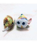 Ty Beanie Babies-NORI the Narwhal &amp; MIMI The Owl- NEW - £8.59 GBP