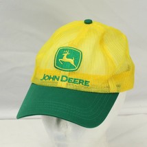 John Deere Patch Full Mesh Trucker Hat Cap  Snapback - $56.83