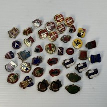 Large Lot of Vintage Military DI Unit Crest Emblems Some are WW2 Era - $39.95