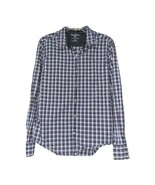 Twenty One Mens Blue Plaid Classic Cotton Pearl Snap Pocket Shirt Size M... - £12.27 GBP