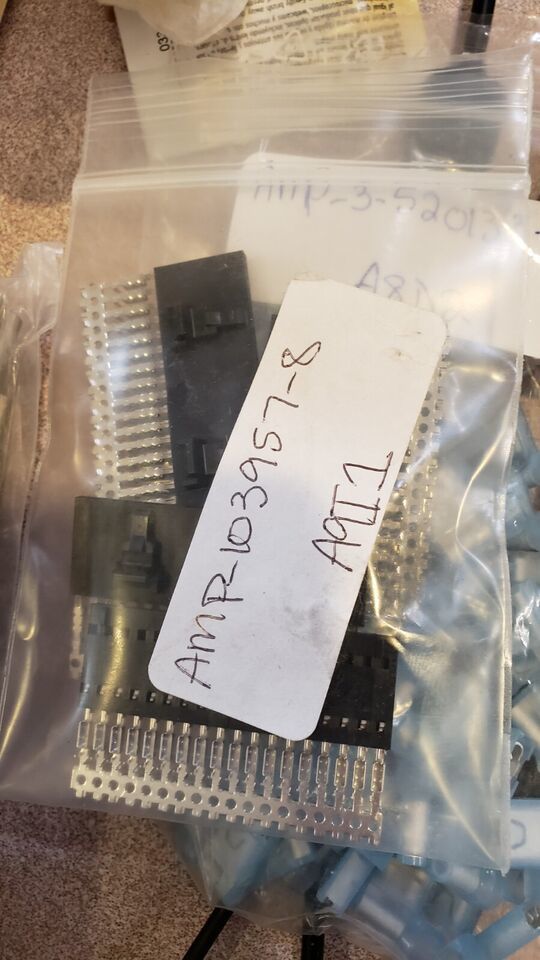 NEW LOT of 6 AMP Board to board Mount Vertical Header PCB 18-Pos # 103169-7 - $19.19