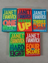 Lot of 5 Janet Evanovich One For The Money Three to Get Deadly Seven Up - £12.68 GBP