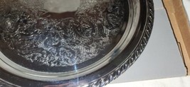 Oneida Maybrook Round Serving Tray Silverplate 12 Inch With box - $24.99