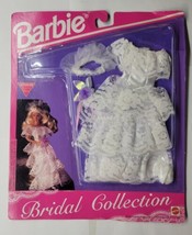 1992 Mattel Barbie Bridal Collection White Wedding Dress Gown NRFP  - £23.64 GBP