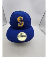 Seattle Mariners MLB New Era &quot;Team Classic ALT 2  5950Flex Hat Official ... - $17.25