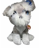 Ty Beanie Boo 2nd WHISKERS (Schnauzer) Dog 9&quot; Sparkle Eyes Hard-to-find - $361.72 MXN