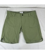 Flylow Women&#39;s Sundown 9&quot; Shorts Cactus Green Size XL Quick Dry Hiking A... - $23.75