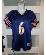 NFL TEAM REEBOK APPAREL WOMEN&#39;S CHICAGO BEARS CUTLER JERSEY # 6 SEWN SIZE M - $427.22 MXN