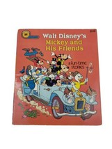 VTG A Golden Book 1977 Walt Disney’s Mickey and His Friends 8 Funtime Stories - £15.98 GBP
