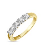 0.40 Ct VVS/DF 14K White Gold Band Lab Grown Round Diamond Engagement Ring - €807,83 EUR