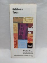 Vintage 1979 AAA Oklahoma Texas Travel Map - £28.02 GBP