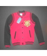 Harry Potter Women&#39;s Letterman&#39;s Jacket Gryffindor Black and Red Size Sm... - $30.32