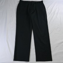 Haggar The Active Series 36 x 32 Black Classic Fit Mens Golf Dress Pants - $17.99