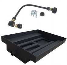 Tretco OB2BB-BK2-30-NG 27 in. Powder Coated Burner Island Kit, Natural Gas - £170.37 GBP