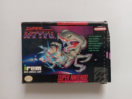 Super R-Type (Super Nintendo Entertainment System, 1991) SNES In Original Box - £32.02 GBP