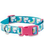 YOULY The Happy-Go-Lucky Rainbows and Unicorns Dog Collar Large. By Youly - $18.31
