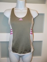 Adidas Clima 365 Racer Back Gray/White/Pink Racer Back  Size M Women&#39;s - $15.00