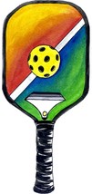 Pickleball Paddle and Ball Decal/Sticker Auto Camper Tailgate Hood Phone... - $6.95+