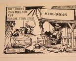 Vintage CB Ham Radio Card KBK 9845 Vondore Tennessee  - $4.94