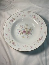 Home Styles Fine China Pink Floral Gold Trim Soup Bowl Made in China - £6.95 GBP