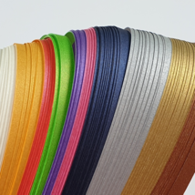 Metallic Quilling Paper Strips, 5 mm, 2 packs, Strips with Sticky Back S... - $14.80